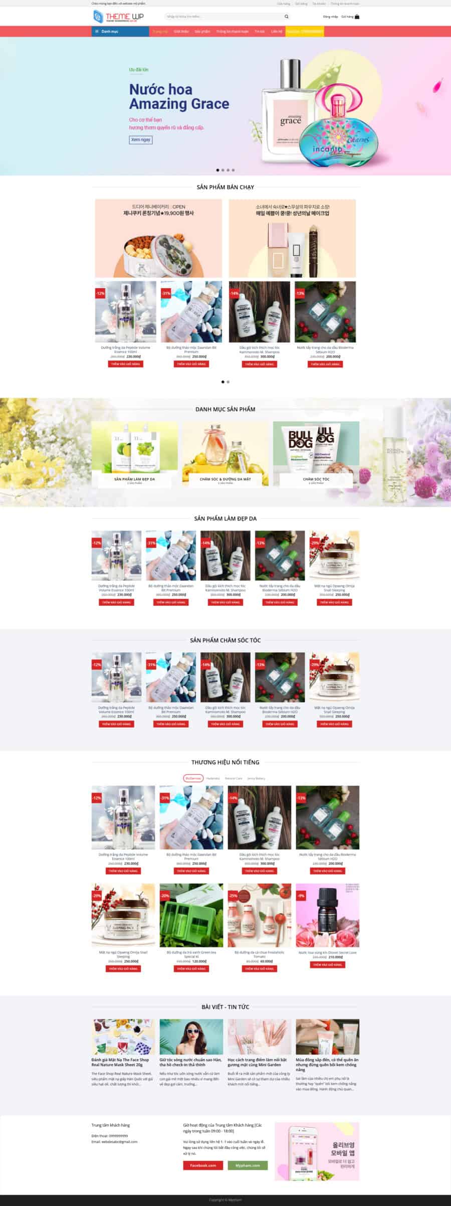 Theme wordpress shop mỹ phẩm 4